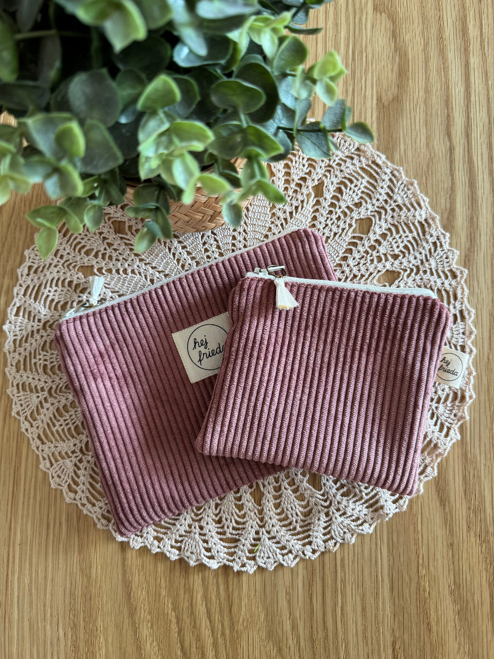 LINA Etui Cord altrosa  // 2 Größen
