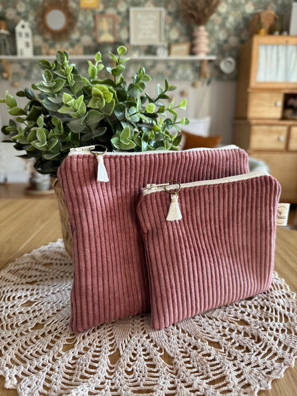 LINA Etui Cord altrosa  // 2 Größen
