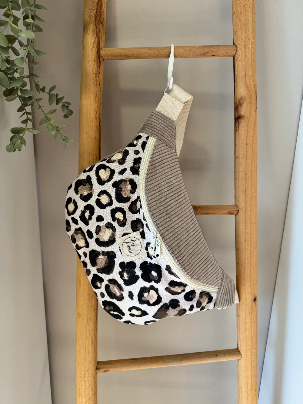 FRIEDA Hipbag Colorblock Leo/Cord Beige