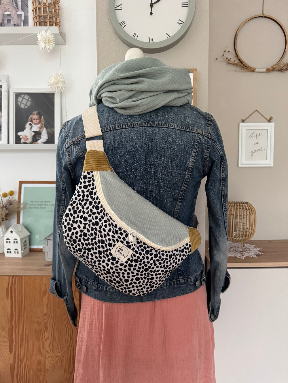 FRIEDA Hipbag Colorblock Leo/mint/senf