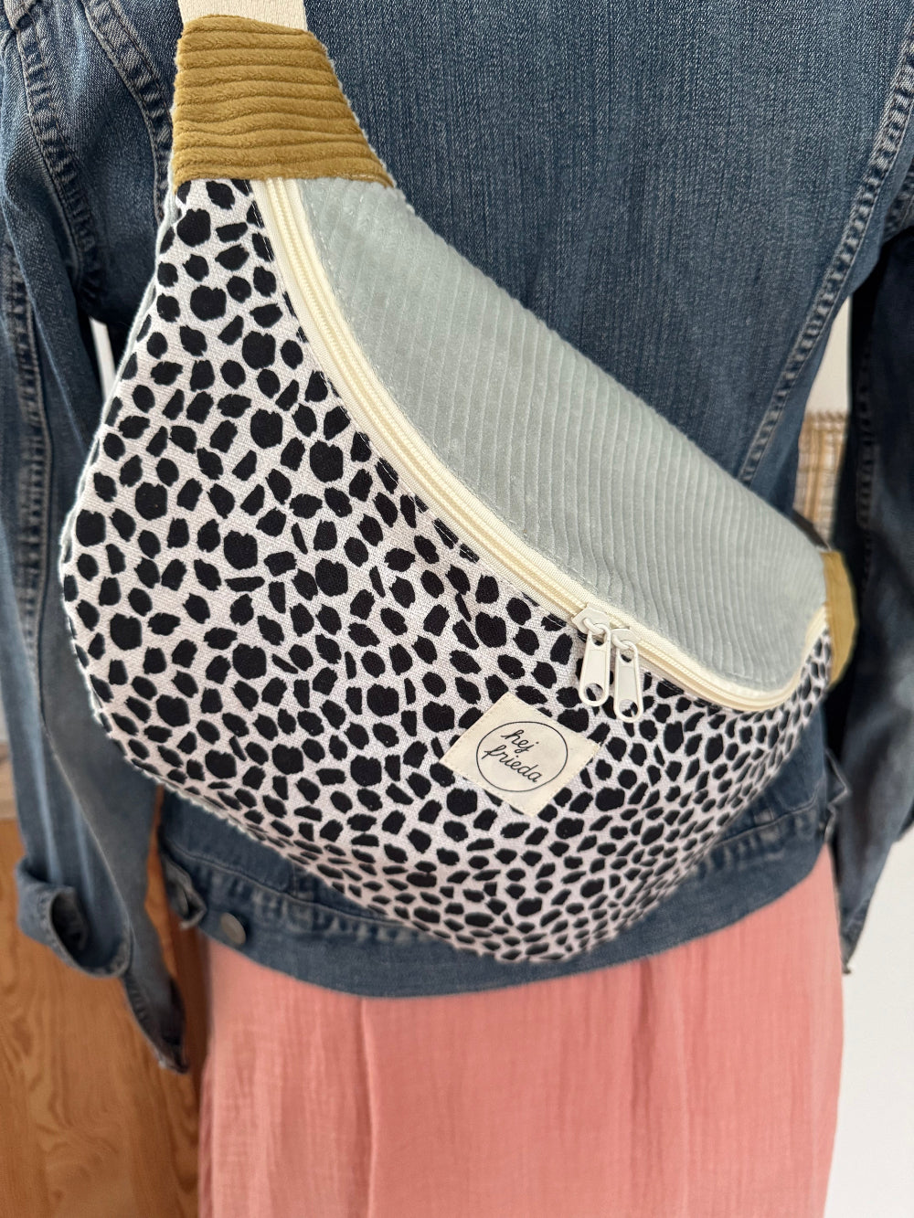FRIEDA Hipbag Colorblock Leo/mint/senf