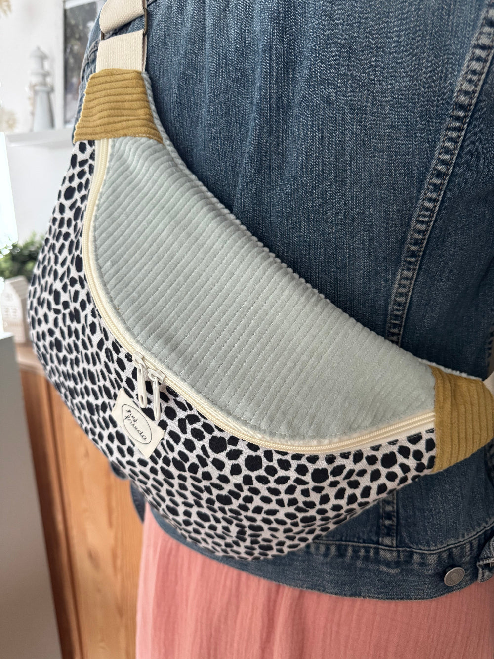 FRIEDA Hipbag Colorblock Leo/mint/senf