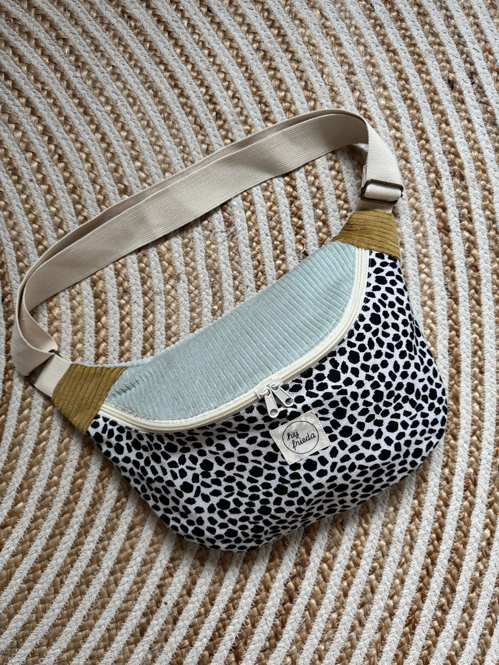 FRIEDA Hipbag Colorblock Leo/mint/senf