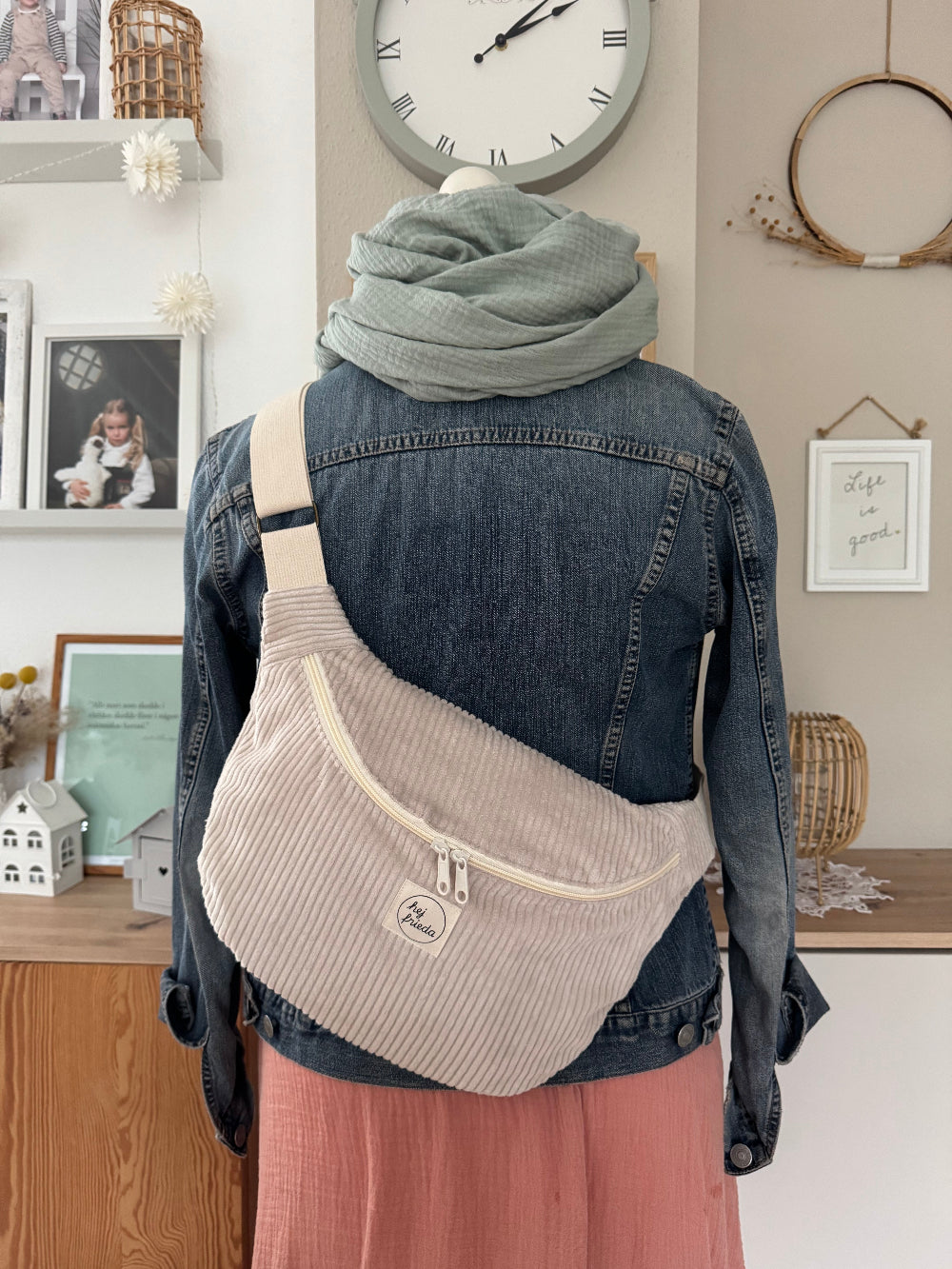 FRIEDA Hipbag Cord creme