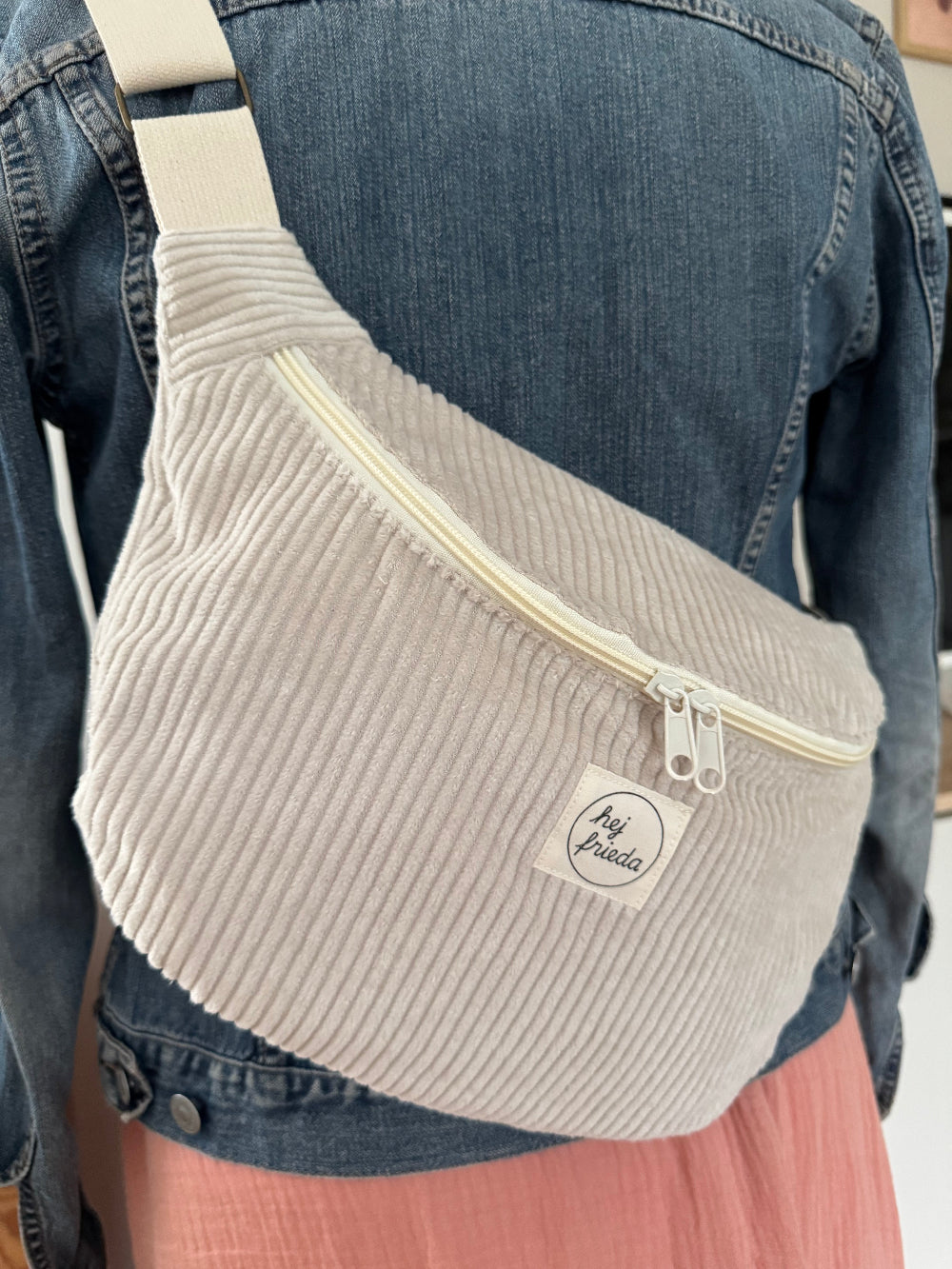 FRIEDA Hipbag Cord creme