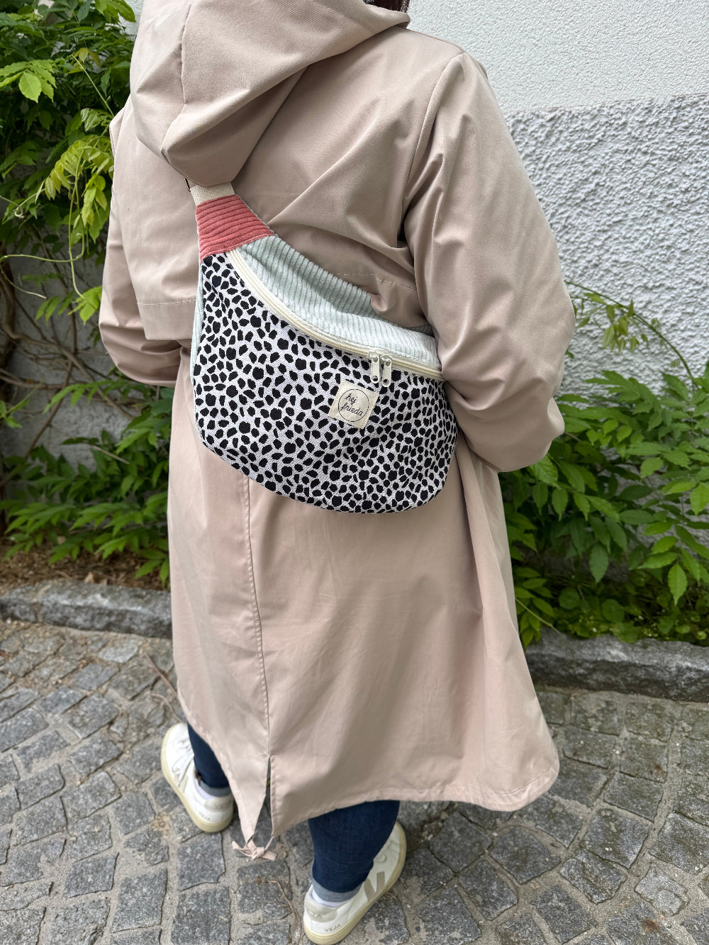 FRIEDA Hipbag Colorblock Leo/mint/rosa