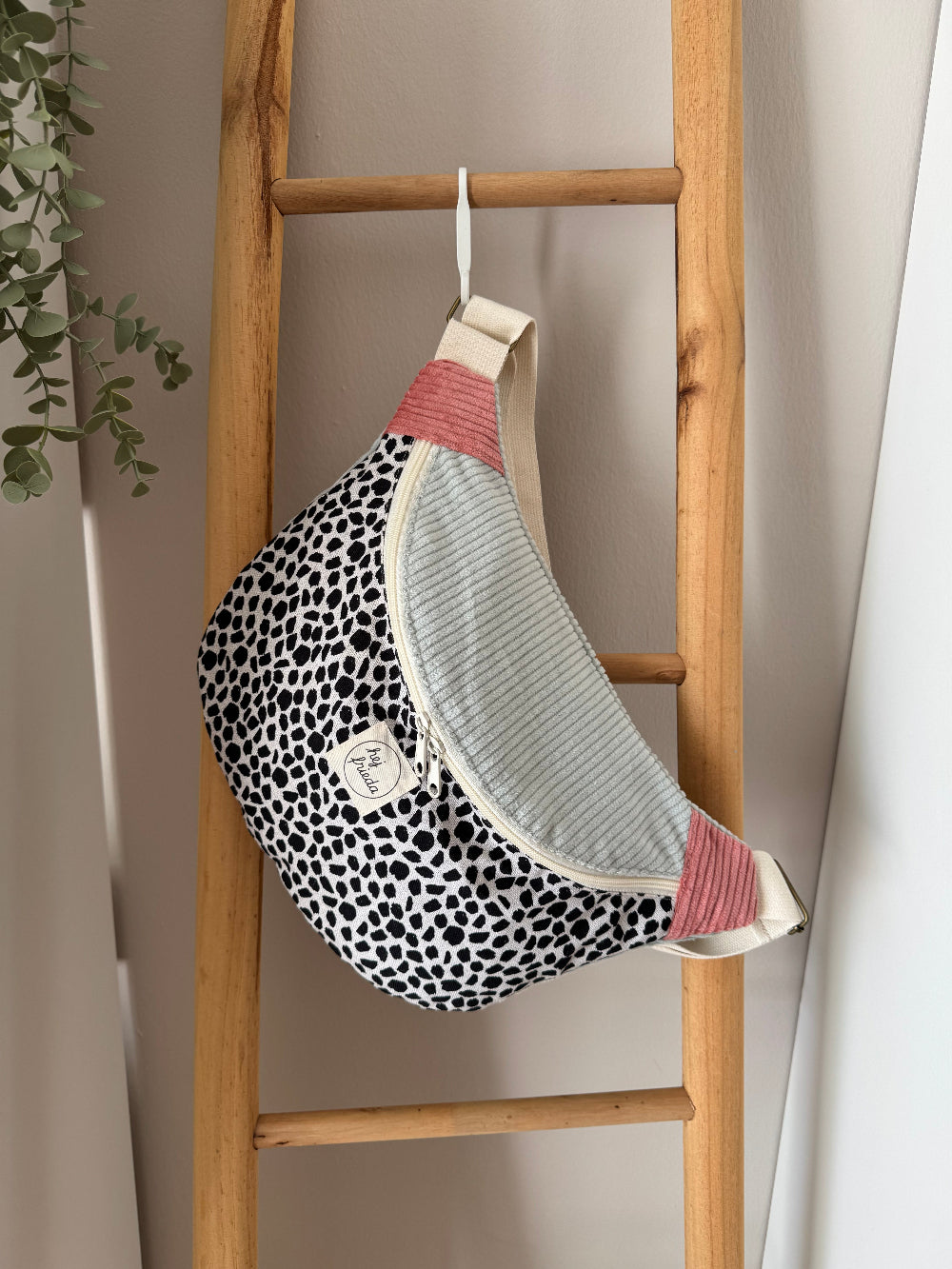 FRIEDA Hipbag Colorblock Leo/mint/rosa