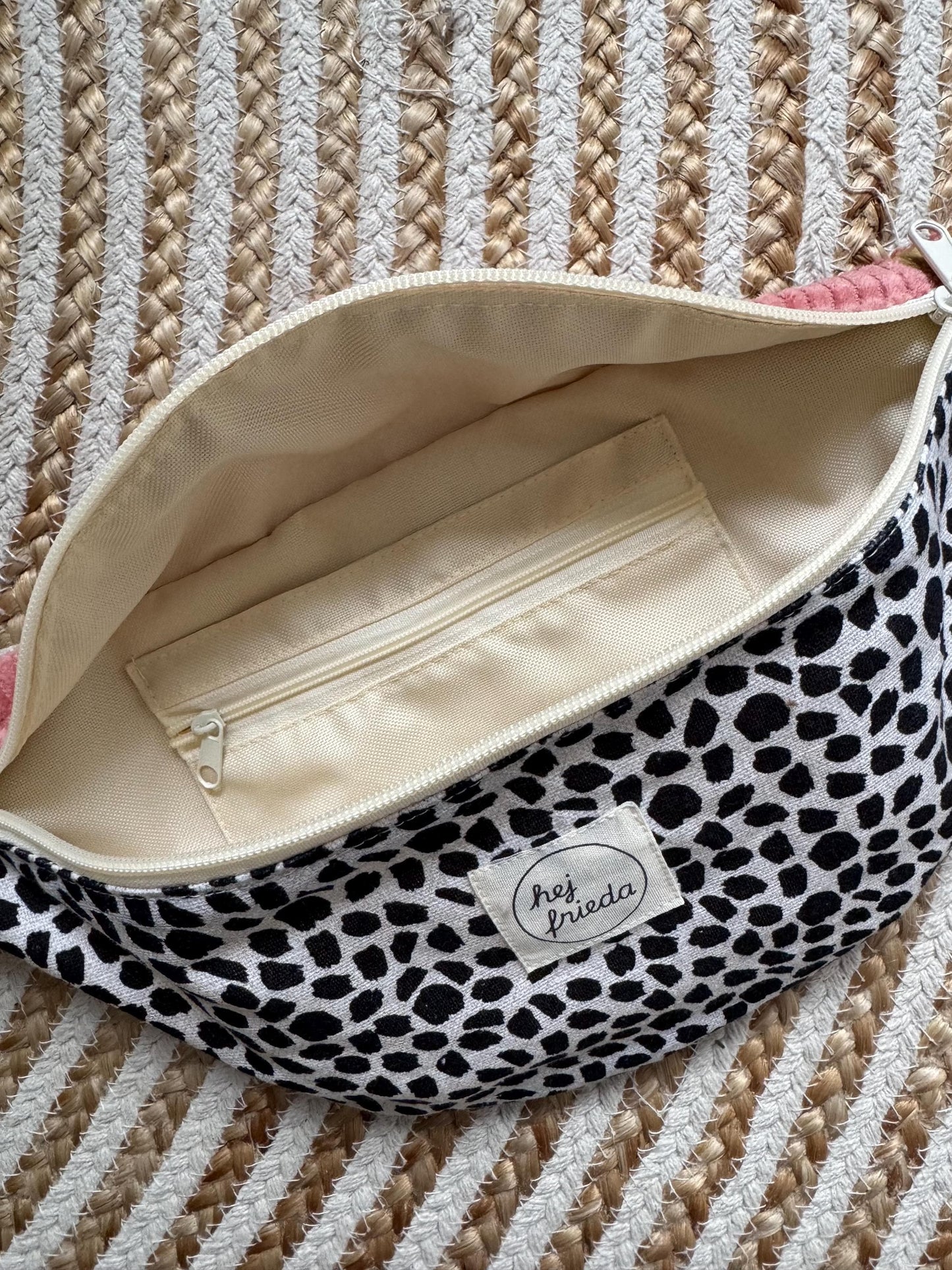 HEDI Hipbag Colorblock Cord Leo/salbei/flieder