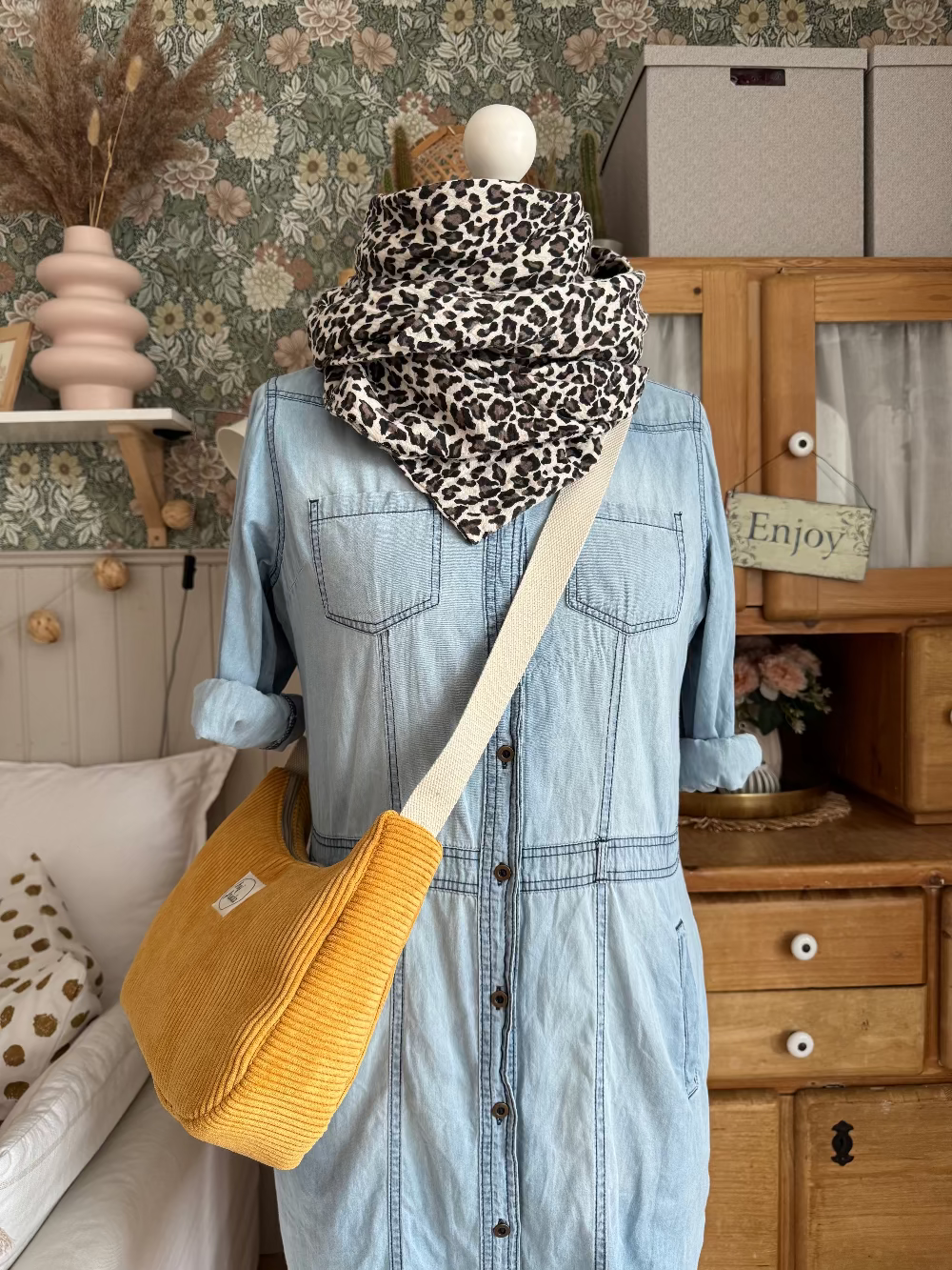 MAJA Crossbody Bag Cord curry
