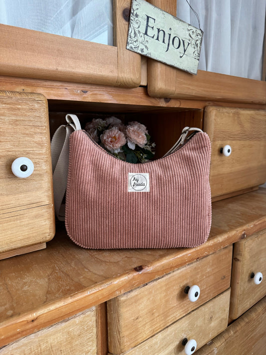 MAJA Crossbody-Bag Cord rosé