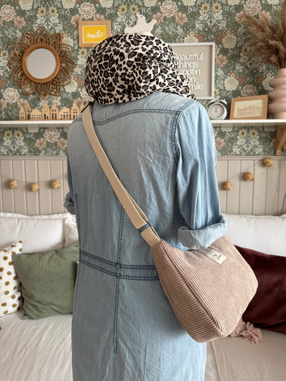 MAJA Crossbody Bag Cord sand