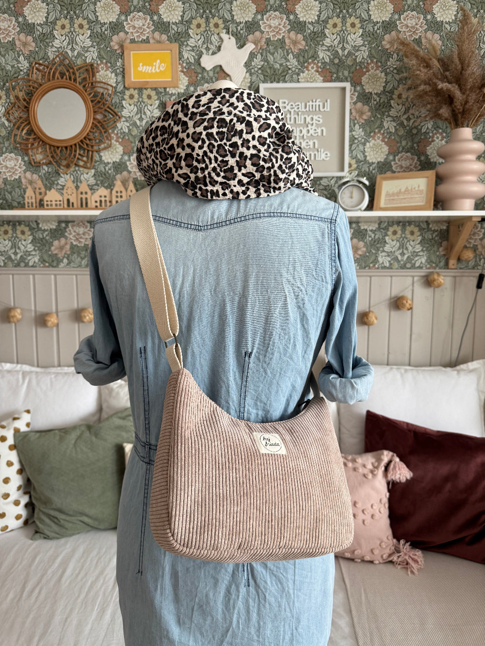 MAJA Crossbody Bag Cord sand