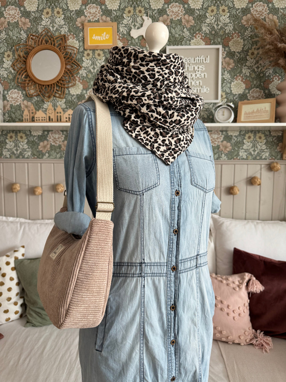 MAJA Crossbody Bag Cord sand