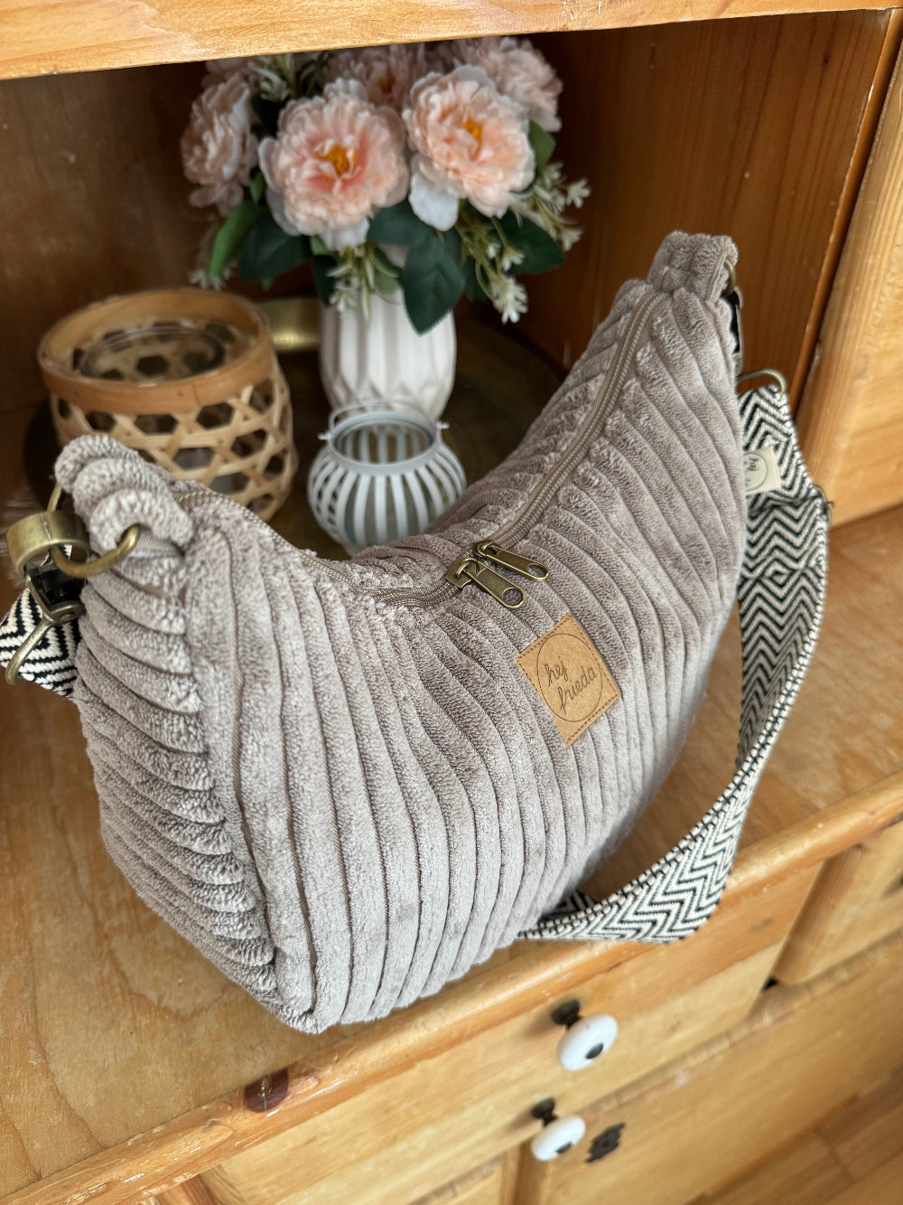 CLEO Moonbag Breitcord Sand