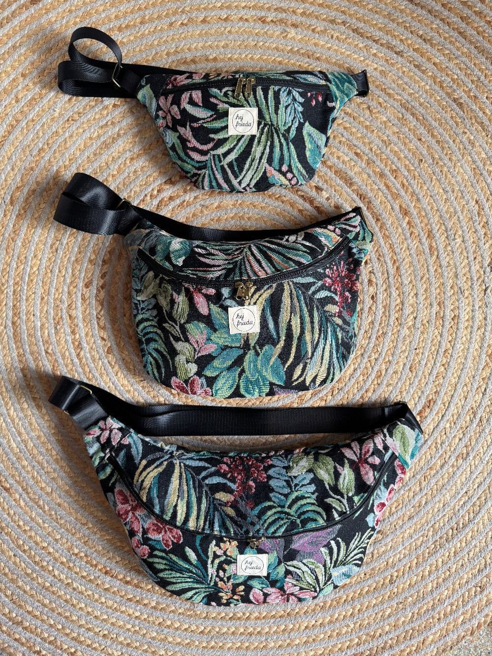 ALMA XL-Bauchtasche FALL FLOWERS