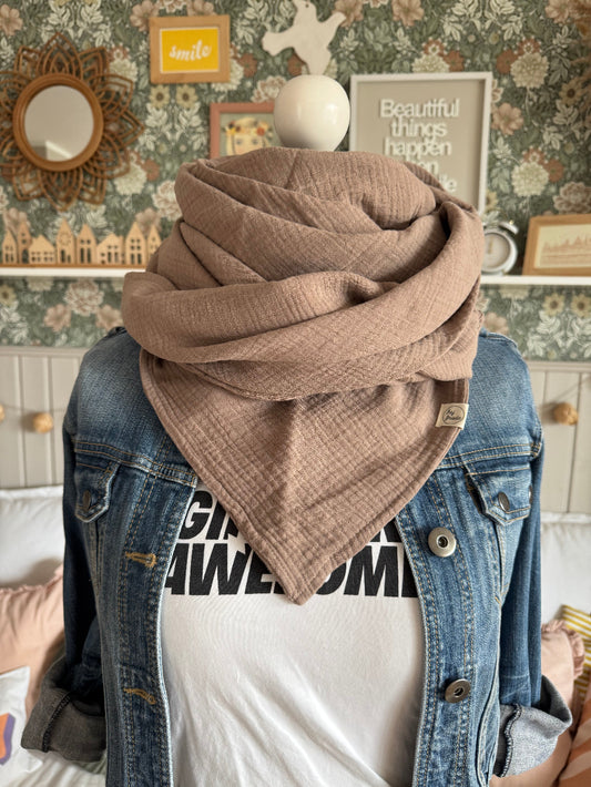 HANNA Musselintuch XL Hazel