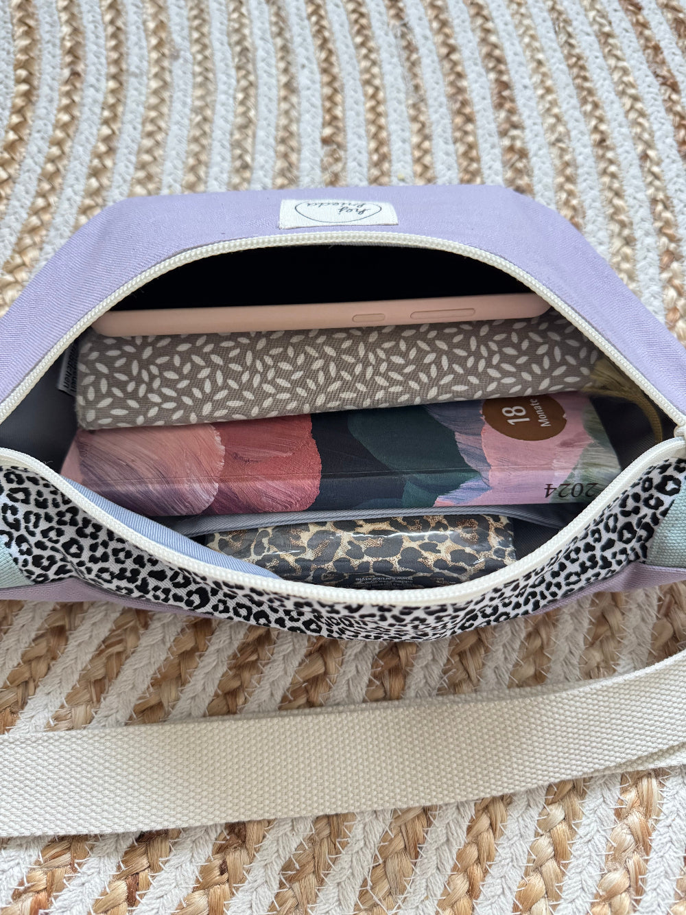 HEDI Hipbag Colorblock Cord Creme