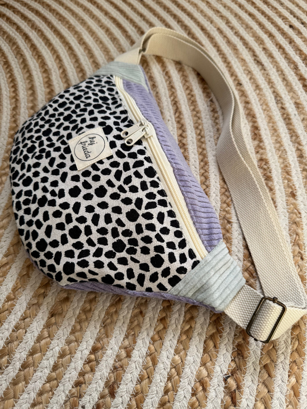 HEDI Hipbag Colorblock Cord Leo/flieder/mint