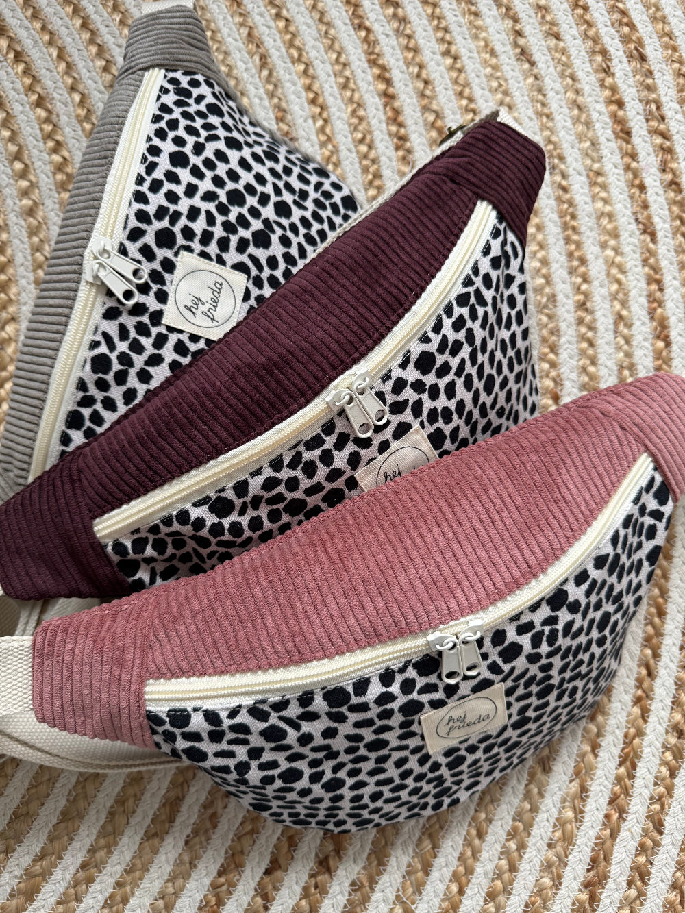 HEDI Hipbag Colorblock Cord Leo/taupe