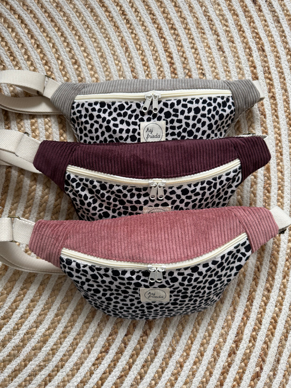 HEDI Hipbag Colorblock Cord Leo/taupe