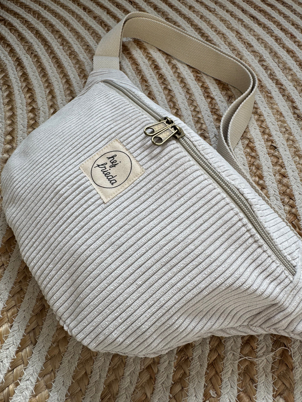 HEDI Hipbag Colorblock Cord Creme