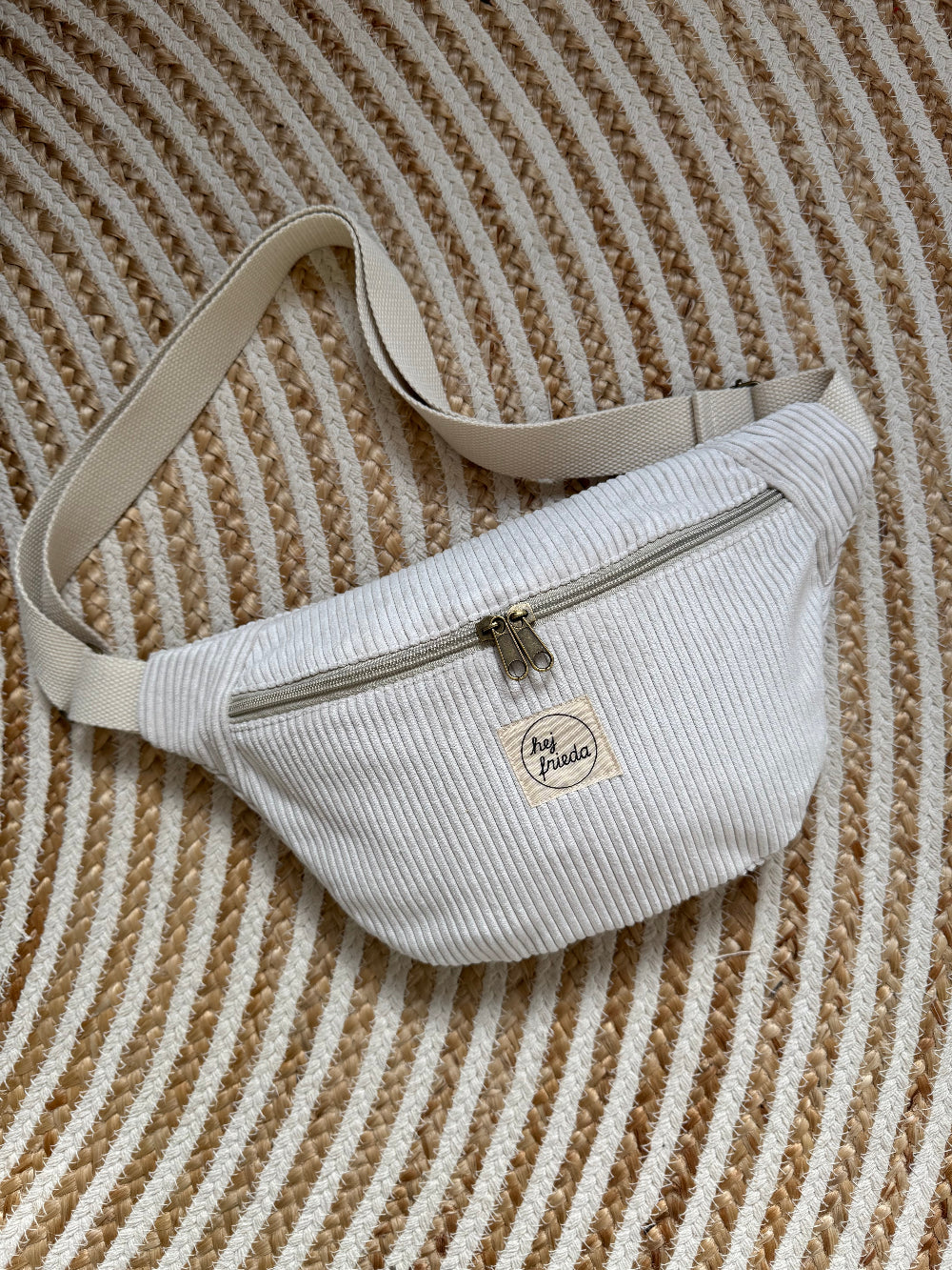 HEDI Hipbag Colorblock Cord Creme