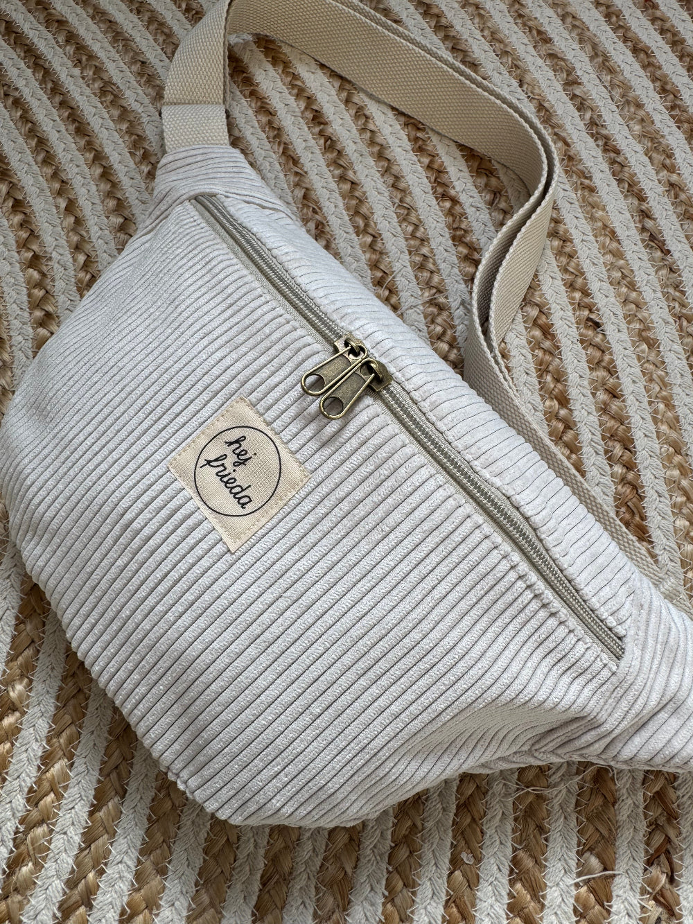 HEDI Hipbag Colorblock Cord Creme