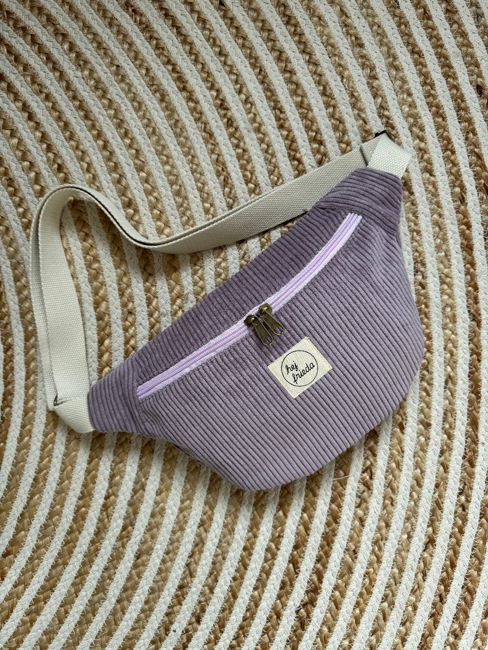 HEDI Hipbag Colorblock Cord Flieder