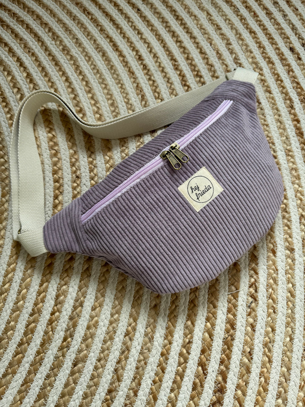 HEDI Hipbag Colorblock Cord Flieder