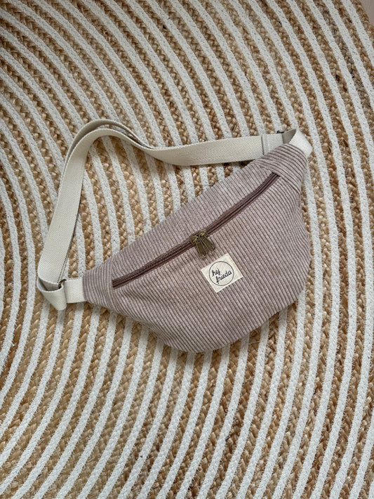 HEDI Hipbag Colorblock Cord Sandbeige