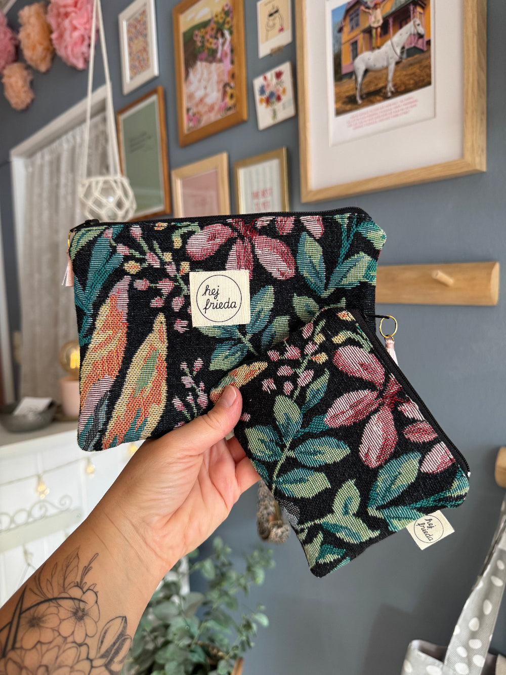 LINA Etui FALL FLOWERS // 2 Größen