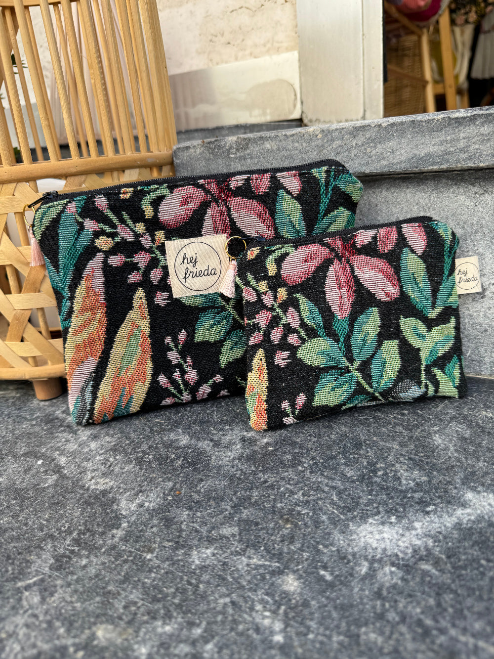 LINA Etui FALL FLOWERS // 2 Größen