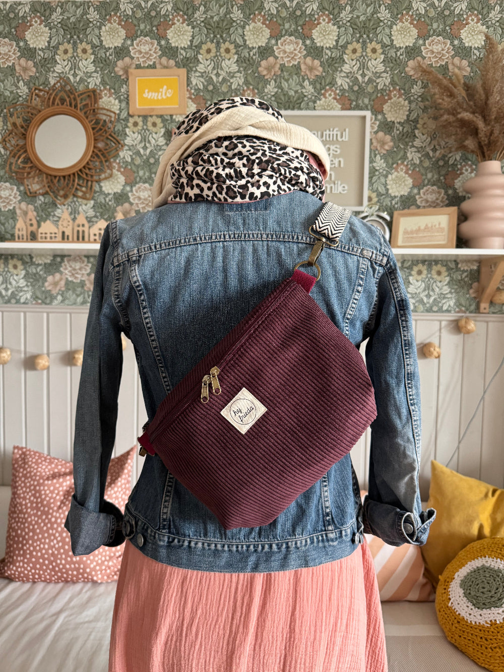 LINNEA Hipbag Cord beere
