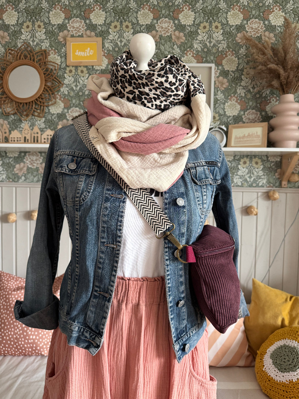 LINNEA Hipbag Cord beere