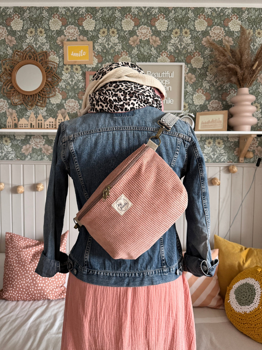 LINNEA Hipbag Cord rosé