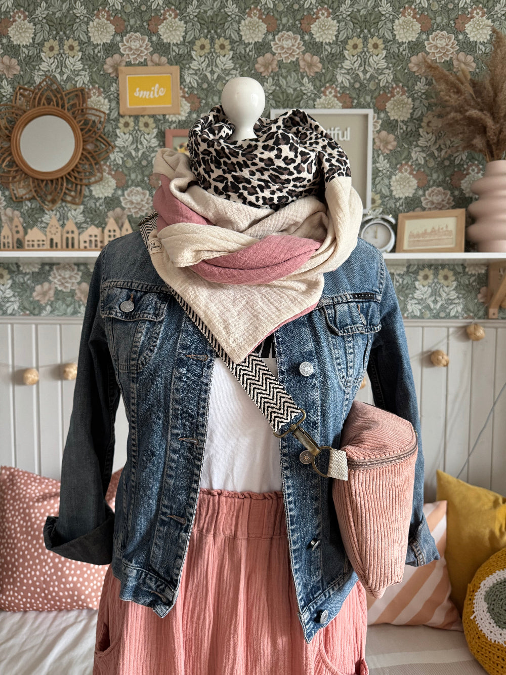 LINNEA Hipbag Cord rosé