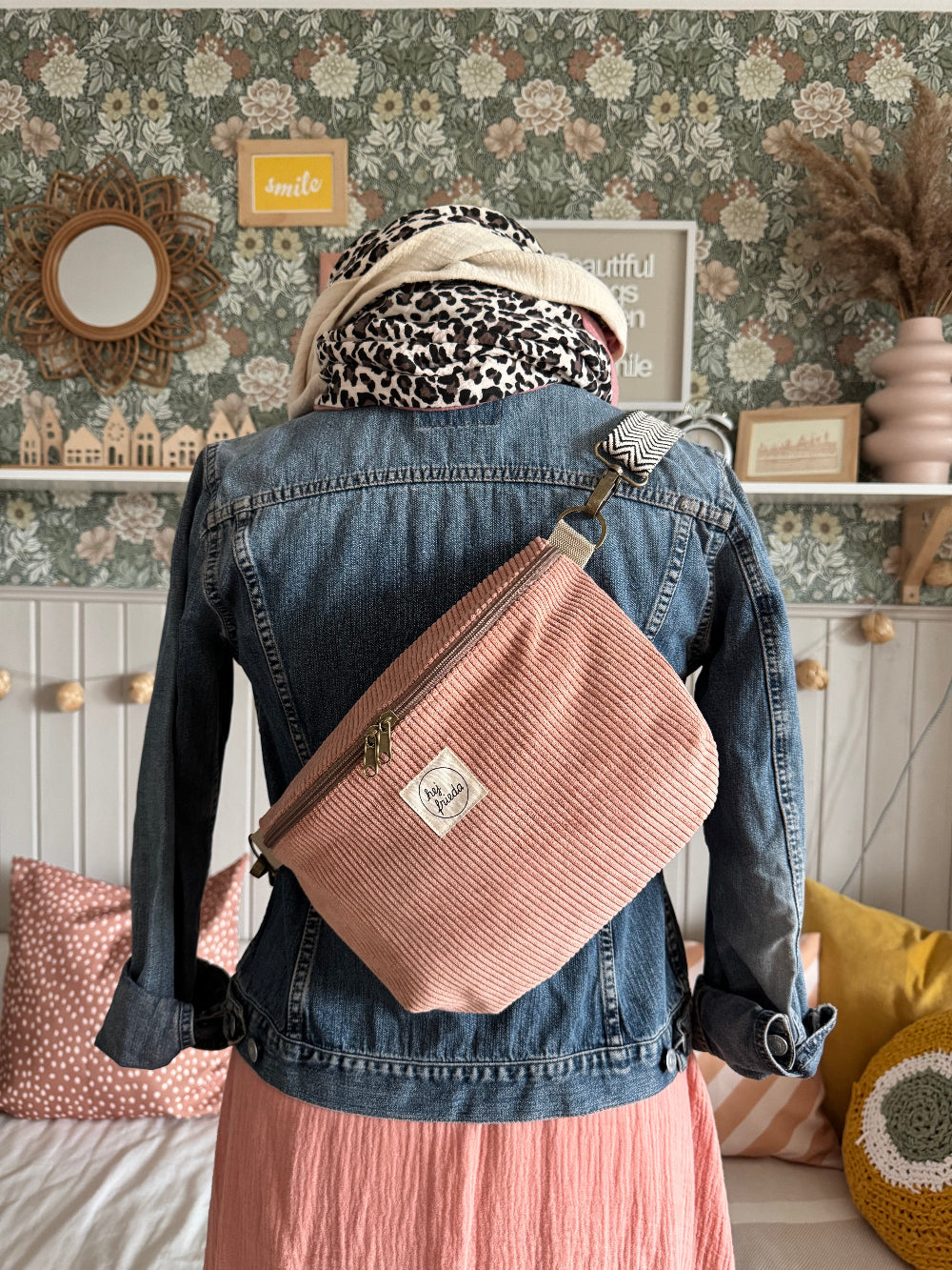 LINNEA Hipbag Cord rosé