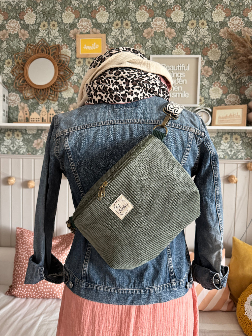 LINNEA Hipbag Cord schilf
