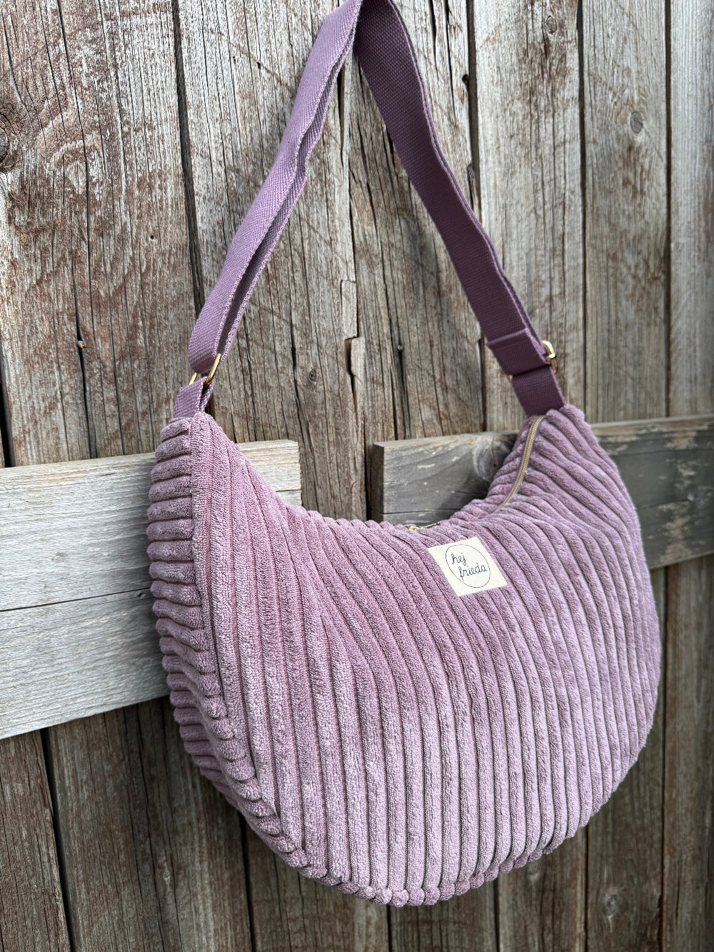MILOU Moonbag Breitcord Flieder