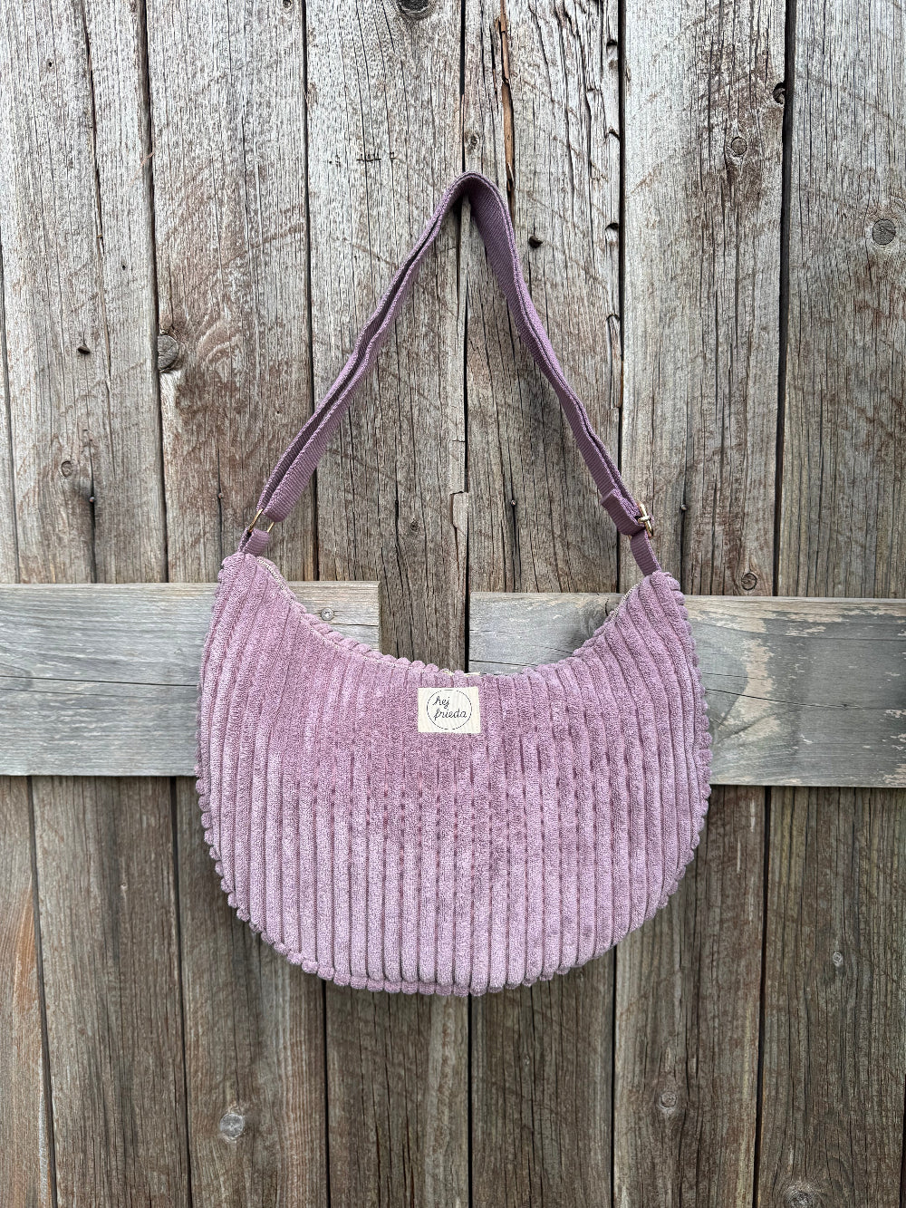 MILOU Moonbag Breitcord Flieder