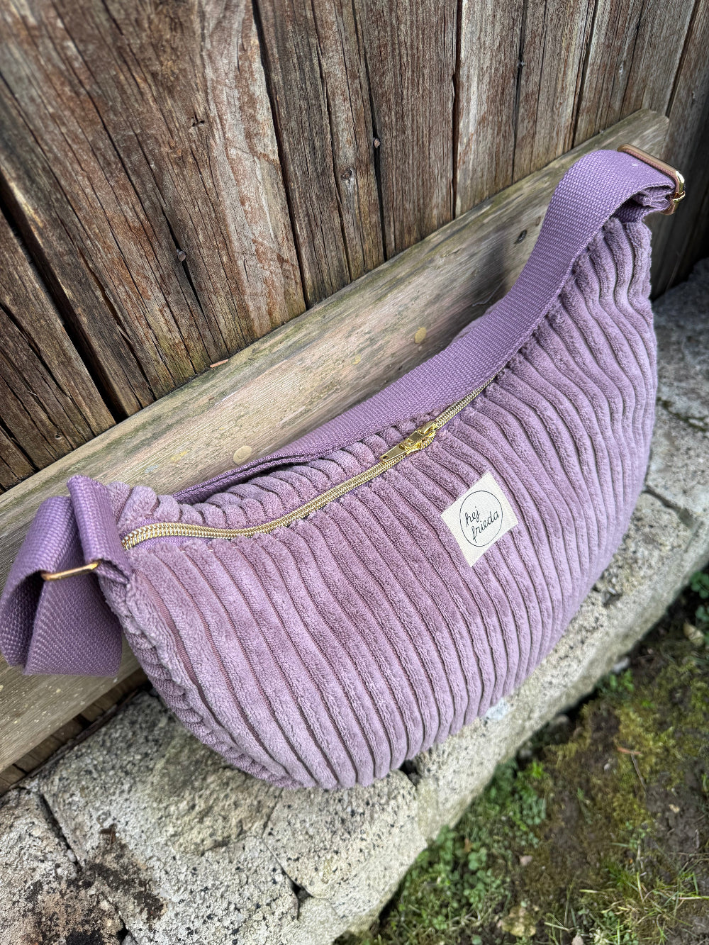 MILOU Moonbag Breitcord Flieder