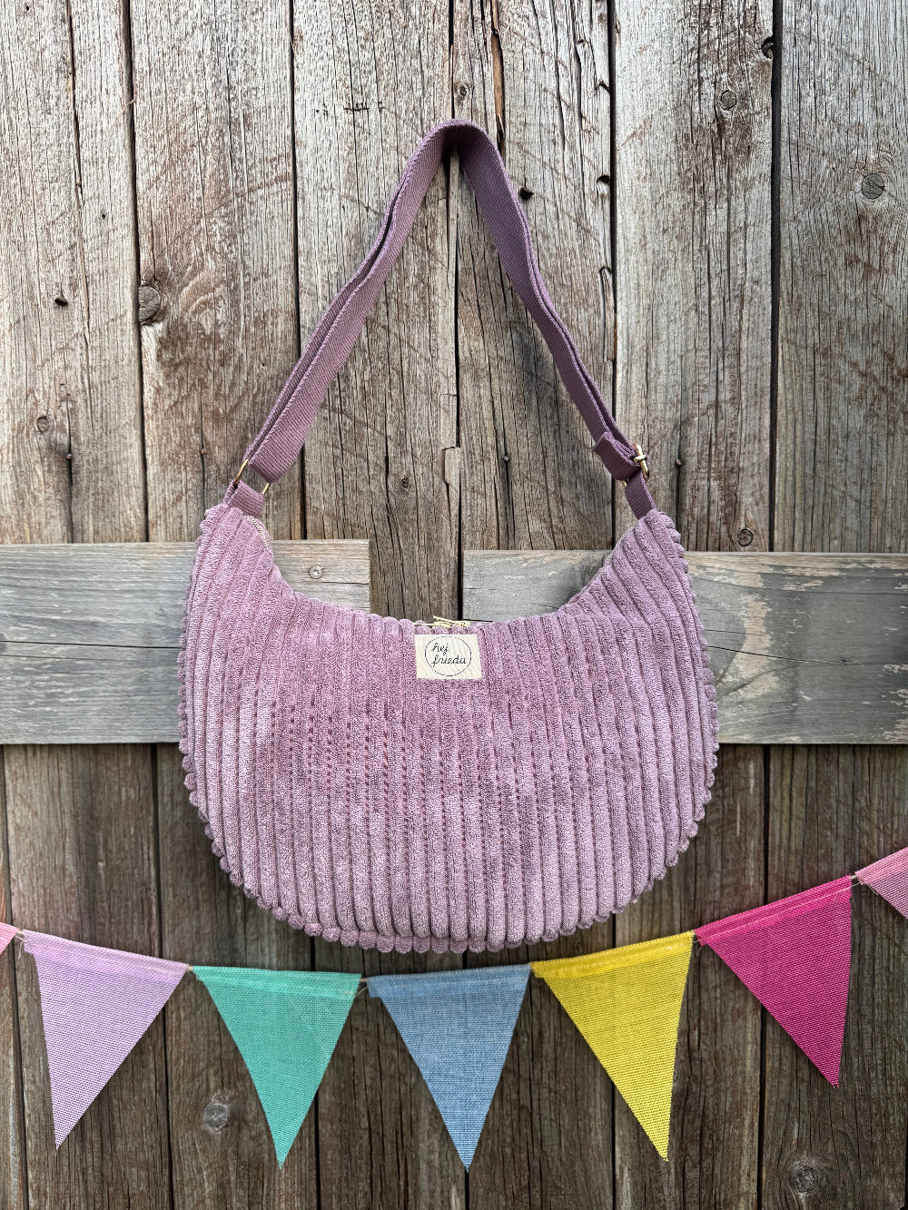 MILOU Moonbag Breitcord Flieder
