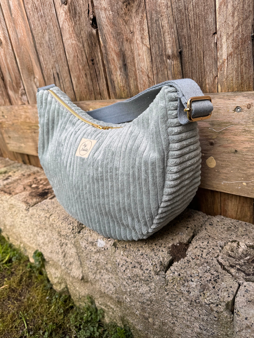 MILOU Moonbag Breitcord Jade