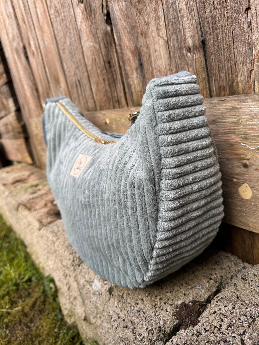 MILOU Moonbag Breitcord Jade