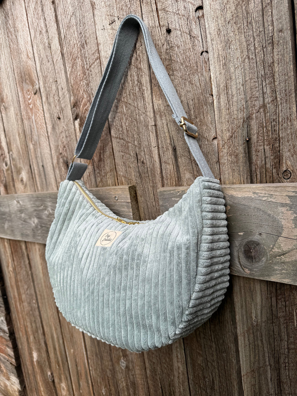 MILOU Moonbag Breitcord Jade