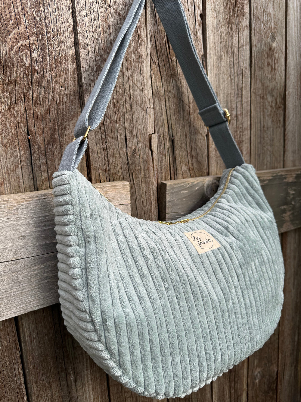 MILOU Moonbag Breitcord Jade