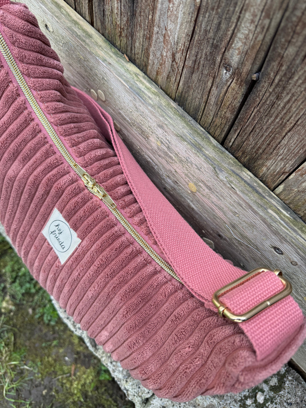 MILOU Moonbag Breitcord rosa